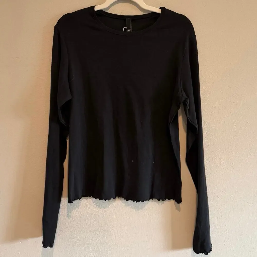 Skims 4X Pontelle Logo Long Sleeve T-Shirt